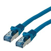 ROLINE Patchkabel Cat.6A S/FTP (PiMF), Component Level, LSOH, blauw, 0,3 m - thumbnail