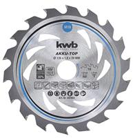 Cirkelzaagblad hm 135x20 19m KWB - Kwb - thumbnail