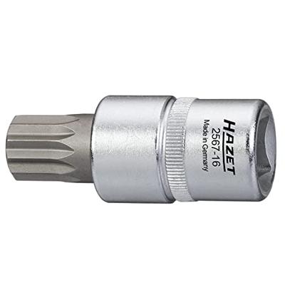 HAZET olieservice inzetstuk "2567-16 i-vielz.steckschl.16(xzn) 1/2z.f.au getr.oel - thumbnail