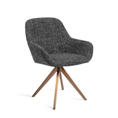 Jesper Home Eetkamerstoel 'Kushi' Turn Rose, kleur Skyfall