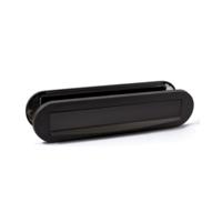 Mariani Briefplaat Combinatie Ovaal Puurzwart - 95378010 - thumbnail