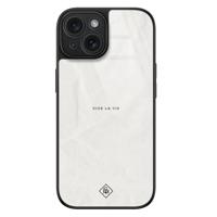 iPhone 15 glazen hardcase - Vive la vie - thumbnail