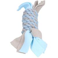 Little rascals flostouw spoel met fleece blauw 22X5X5 CM - thumbnail