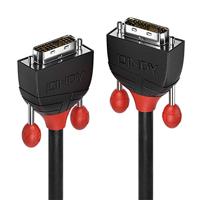 LINDY 36261 2m DVI-I Single Link kabel, Black Line - thumbnail