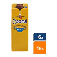 Chocomel Halfvol - 6x 1 ltr - thumbnail