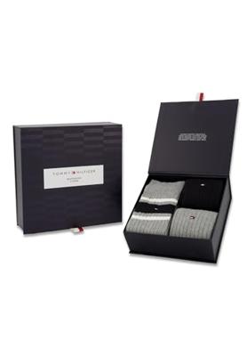 Tommy Hilfiger 3-paar Crew heren boots sokken - giftbox - Katoenen sportsokken