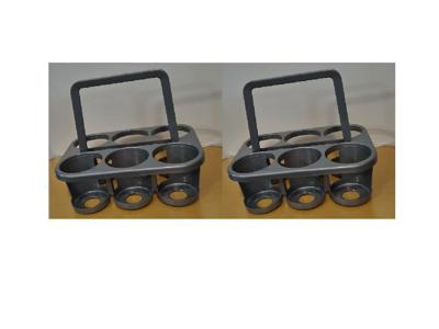 Cti Flessendrager 28 x 32,5 x 23,5 cm - Grijs , set van 2 stuks Cti Flessendrager 28 x 32,5 x 23,5 cm - Grijs , set van 2 stuks