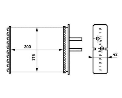 Kachelradiateur, interieurverwarming AH161000S