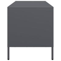 Tv-meubel 68x39x43,5 cm koudgewalst staal antracietkleurig - thumbnail