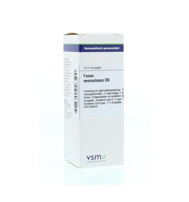 VSM Fucus vesiculosus D6 20 Milliliter VSM Fucus vesiculosus D6 20 Milliliter