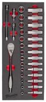 Milwaukee TOOLGUARD™ Foam inlay doppenset 3/8" 32-delig - 4932479825 - thumbnail