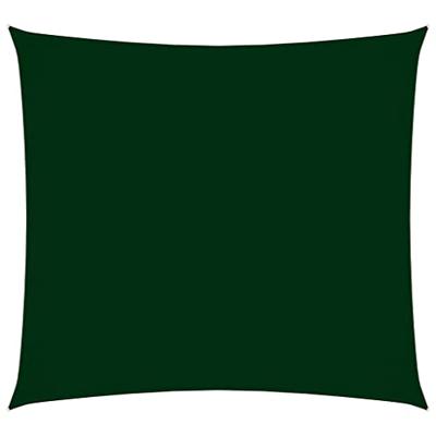 VidaXL Zonnescherm vierkant 3x3 m oxford stof donkergroen