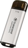 Transcend ts1tesd300s esd300s external ssd, 1 tb, usb type-c, 10 gbps, 1050/ 950 mb/s, silver - thumbnail