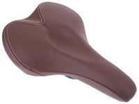 Ergotec , sattel comfort l, comfort damen, leder braun - thumbnail