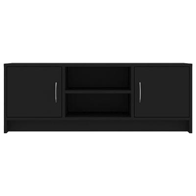 Tv-meubel 102x30x37,5 cm bewerkt hout zwart