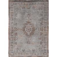 Louis de Poortere - 8257 Fading World Medallion Grey Ebony - 200x280 cm Vintage Vloerkleed - thumbnail