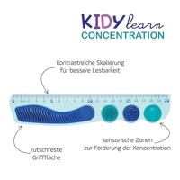 Liniaal maped kidy learn concentration 20 cm blauw - thumbnail