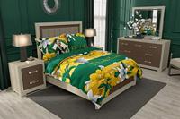 Frida Kahlo Dekbedovertrek bloemen - thumbnail