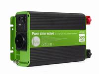 12 V DC-AC omvormer met zuivere sinusgolf, 500 W - thumbnail