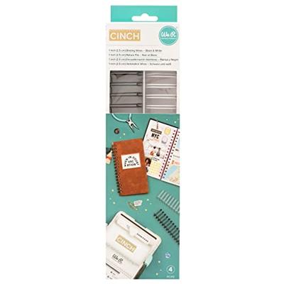 We R Makers • cinch wires 1" 4pcs black & white
