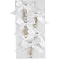 Creativ Company Paperclips, afm 40x70 mm, wit, 5 stuk/ 1 doos - thumbnail