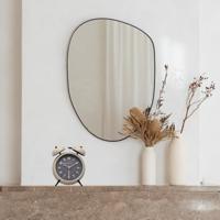 NeXtime - Tafelwekker 12 x 14 x 6cm-Stil-Licht-Metaal-NeXtime "Golden - thumbnail