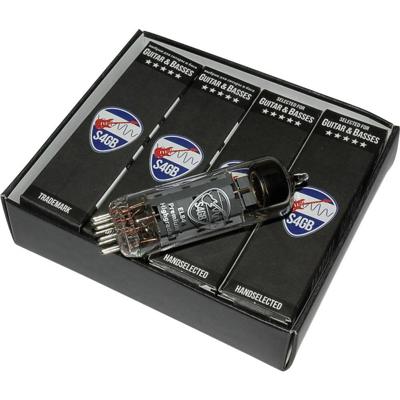 BTB Vertrieb EL84 S4GB Premium Elektronenbuis Matched Kwartet Geselecteerd voor Gitaren Eindpentode Aantal polen: 9 Fitting: Noval 4 stuk(s)