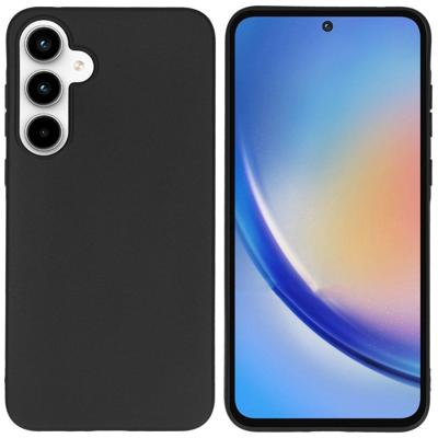Accezz Color Backcover Samsung Galaxy A35 Telefoonhoesje Zwart Accezz Color Backcover Samsung Galaxy A35 Telefoonhoesje Zwart