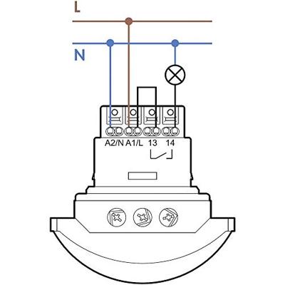 Finder Bewegingsmelder 18.41.8.230.0300 250 V/AC 110 - 230 V/AC 1x NO 1 stuk(s)