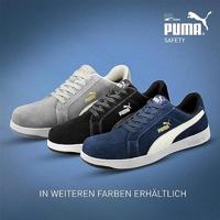 Puma werkschoenen Iconic Suede S1P laag marine blauw maat 39 - thumbnail