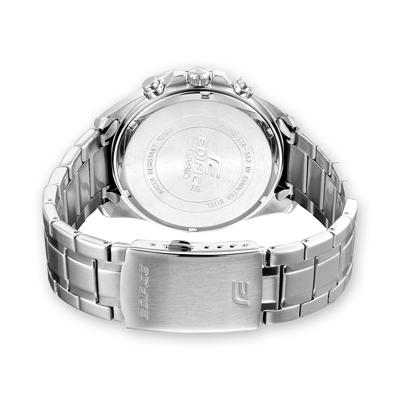 CASIO EDIFICE Roestvrijstalen Horloge - Grijs - Quartz - Mineraalglas - Analoog