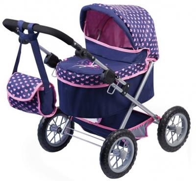 Poppenwagen Reig Trendy Royal Special Version Blauw Roze 45 cm