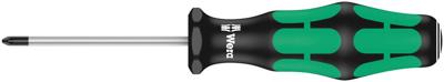 Wera 355 05009305001 Werkplaats Kruiskop schroevendraaier PZ 0 Koplengte: 60 mm