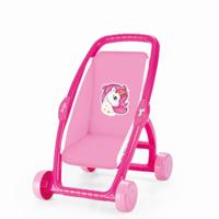 Dolu eenhoorn kinderwagen roze - thumbnail