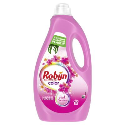 Robijn Robijn Vloeibaar Wasmiddel Color Pink Sensation 60 Wasbeurten 3 liter