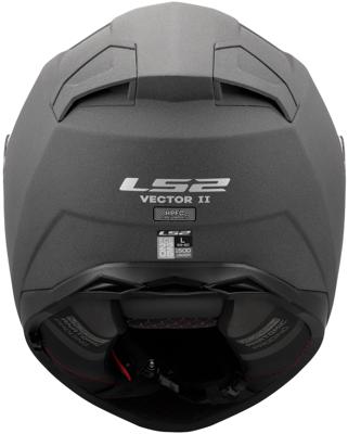 LS2 integraalhelm "ff811 vector ii concrete". helmet ff811 vector ii concrete matt l