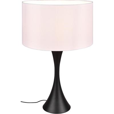 LED Tafellamp Mat Zwart - E27 Fitting - Aluminium - Max 60W