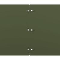 Gazonranden 20 st 25x103 cm koudgewalst staal olijfgroen - thumbnail