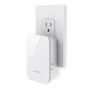Linksys RE6250: AC750 Dual Band Wi-Fi Extender voor thuis, Wireless Range Booster, Internet Booster, werkt met elke WLAN-router