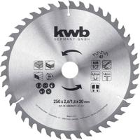 kwb 589359 Cirkelzaagblad 250 x 30 mm 1 stuk(s) - thumbnail