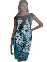 Bad & Beach Roidal JURK ALMA Blauw, zwart, wit - thumbnail