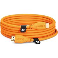Rode HDMI kabel 3m oranje - thumbnail