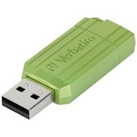 Verbatim USB DRIVE 2.0 PINSTRIPE USB-stick 64 GB Eucalyptus, Groen 49964 USB-A 2.0 - thumbnail
