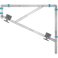 wolfcraft GmbH 5210000 radiusmeter Stair gauge Zwart, Roestvrijstaal - thumbnail