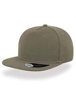 Atlantis AT401 Snap Five Cap - White - One Size - thumbnail