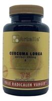 Artelle Curcuma longa extract 75 Vegetarische capsules - thumbnail