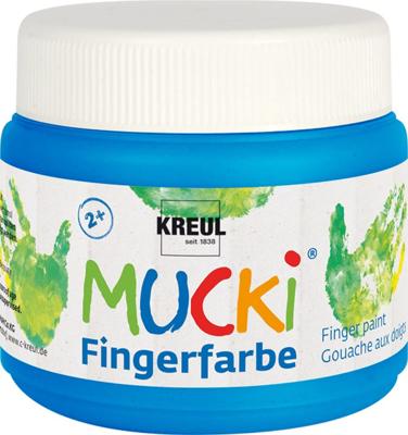Creativ Company Mucki vingerverf blauw, 150ml