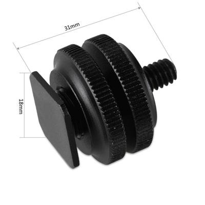SmallRig 1631 Cold Shoe Adapter with 3/8" to 1/4" Thread 2pcs
