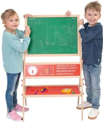 SpielMaus houten schrijf- en magneetbord, bekleed met krijt