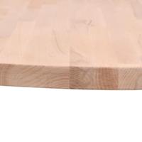 Tafelblad rond 70x1,5 cm massief beukenhout - thumbnail